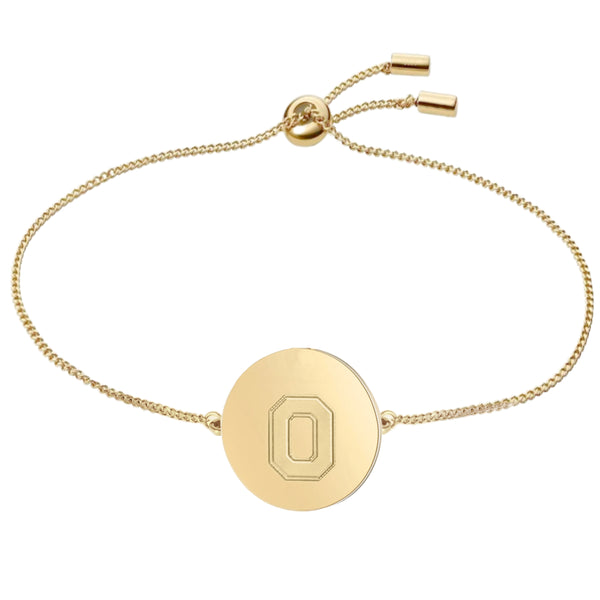 Ohio State Logo Bracelet - 18K Gold Dipped