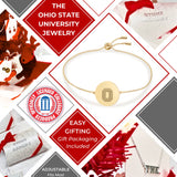 Ohio State Logo Bracelet - 18K Gold Dipped