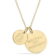 Ohio State 18K Gold Coated Charm Necklace