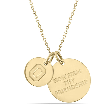 Tahquamenon Falls Charm Necklace - 18K Gold Dipped