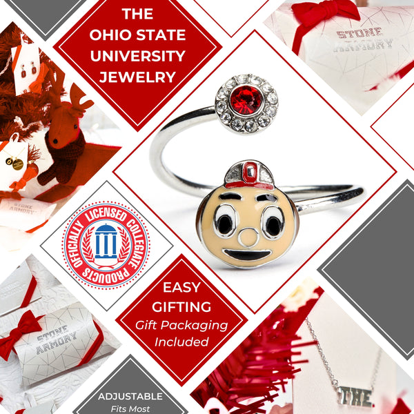 Ohio State Adjustable Ring - Brutus