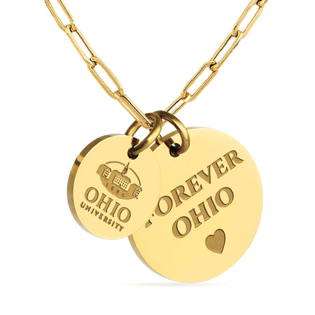 Ohio State Block O Crystal Ring + Earring Set