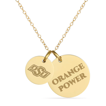 Clemson Tiger Paw Charm Necklace