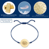 Penn State Cord Bracelet - 18K Gold Dipped Pendant