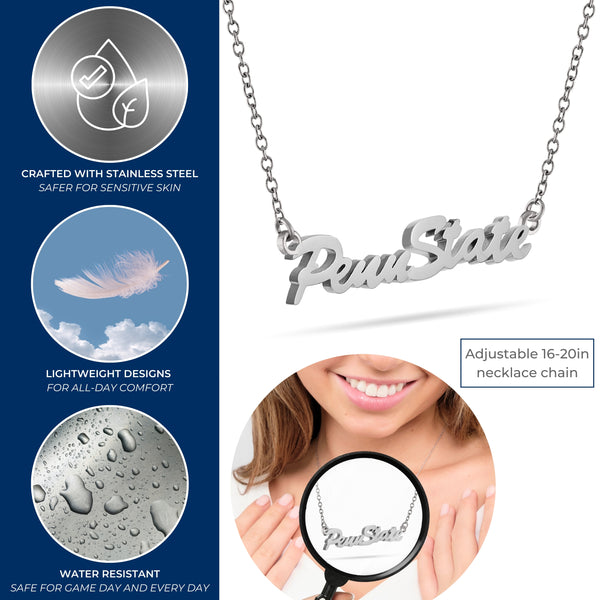 Penn State Script Necklace