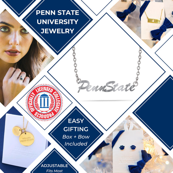 Penn State Script Necklace