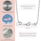 Penn State Script Necklace