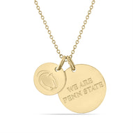 Penn State 18K Gold Plated Charm Necklace