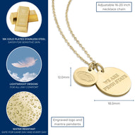 Penn State 18K Gold Plated Charm Necklace