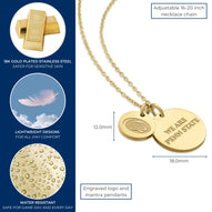 Penn State 18K Gold Plated Charm Necklace