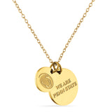 Penn State 18K Gold Plated Charm Necklace