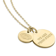 Penn State 18K Gold Plated Charm Necklace