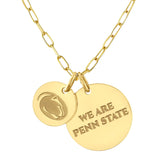 Penn State Paperclip Chain Charm Necklace