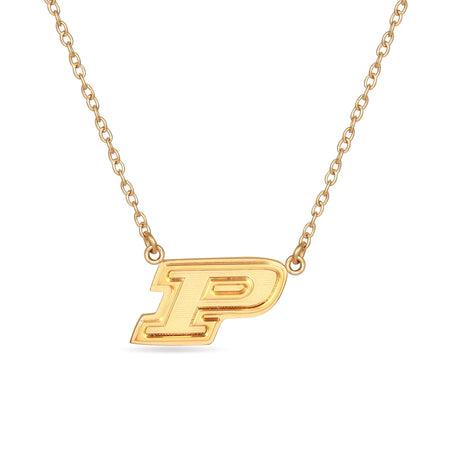 Michigan Block M Gold Plated Necklace