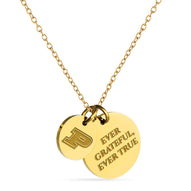 Purdue Boilermakers Coin Charm Necklace - 18K Gold Dipped