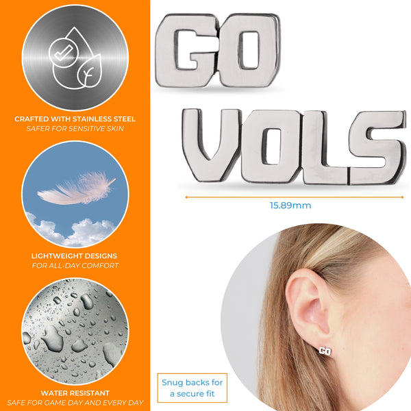 Tennessee Vols 3-Pair Earring Set