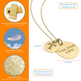 Tennessee Vols Gold Dipped Charm Necklace