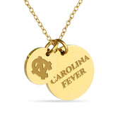 UNC Coin Charm Necklace - 18K Gold Dipped