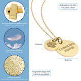 UNC Coin Charm Necklace - 18K Gold Dipped