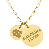 North Carolina Paperclip Chain Charm Necklace