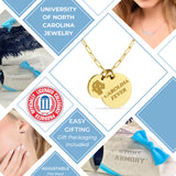 North Carolina Paperclip Chain Charm Necklace