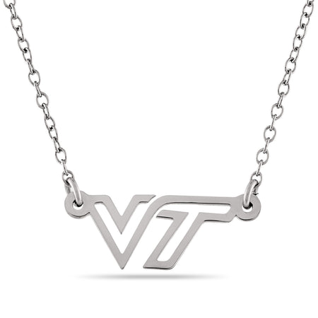 Michigan Block M Gold Plated Charm Necklace