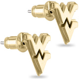 WVU Flying WV Gold Plated Studs