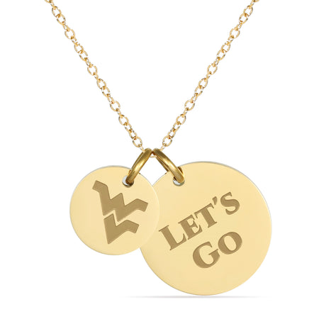 Clemson 18K Gold Plated Charm Necklace