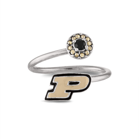 Purdue University 18K Gold Dipped Logo Earrings