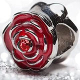 Rose Charm For Bracelet Or Necklace