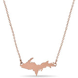 Michigan UP Necklace - Copper