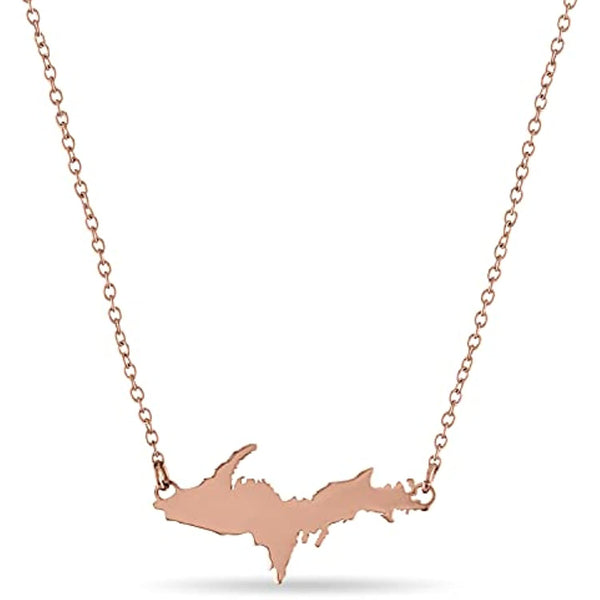 Michigan UP Necklace - Copper