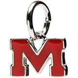 Ole Miss Red M Pendant Necklace
