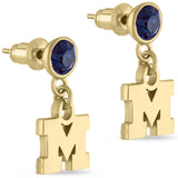 Michigan Wolverines Earring + Necklace Set