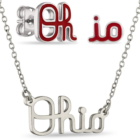 Ohio State Coin Charm Bracelet - 18K Gold Dipped