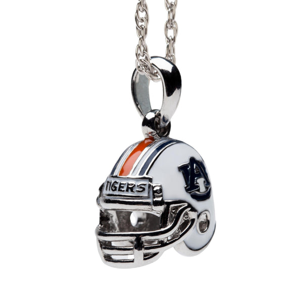 Auburn Tigers Football Helmet Necklace