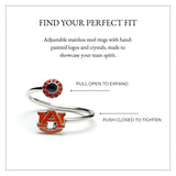 Auburn Adjustable Ring - Orange