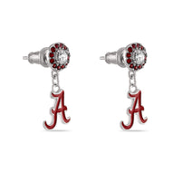 Alabama A Crystal Drop Earrings