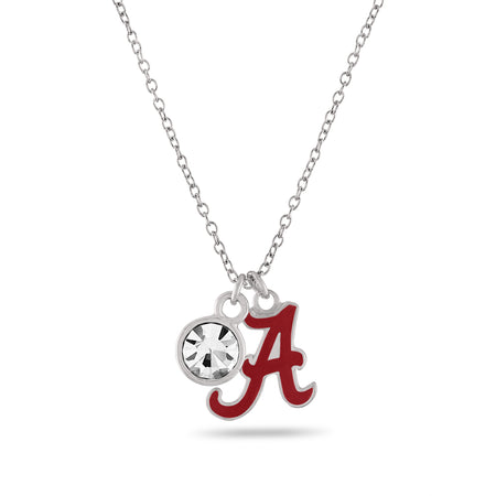 Alabama ROLL TIDE Script Bar Necklace