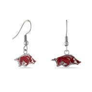 Arkansas Big Red Dangle Earrings