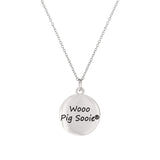 Arkansas Spirit Necklace - 'Wooo Pig Sooie'