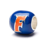 Florida Bead Charm - Blue 2-Sided Logo