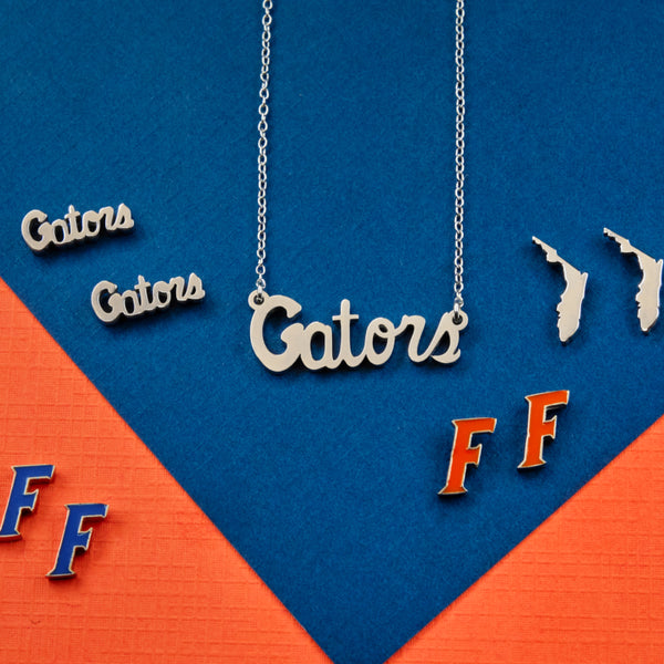 Florida Gators Earring and Necklace Set