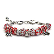 University of Georgia Bulldogs Charm Bracelet Jewelry