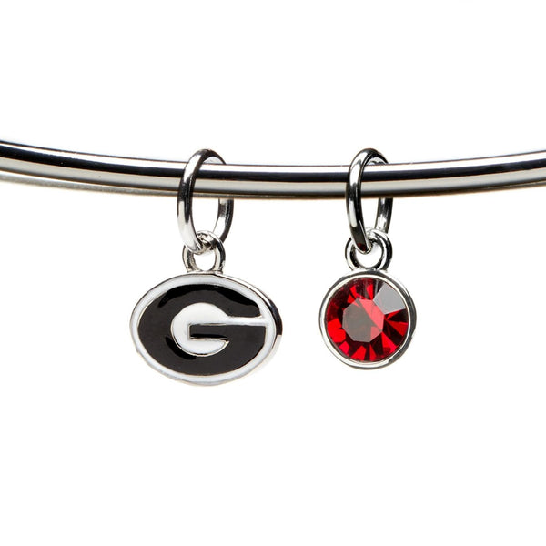 Georgia Charm Pendant - Black G Logo