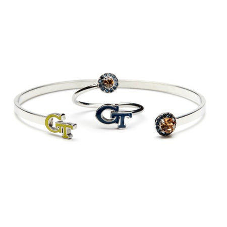 AU Auburn Tigers Jewelry - Orange AU Dangle Bangle Bracelet