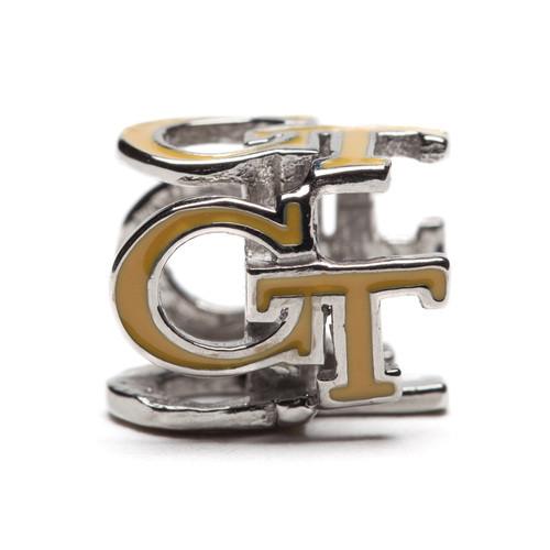Georgia Tech GT Yellow Jackets Bead Charm Bracelet