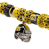 Iowa Charm Pendant - Football Helmet