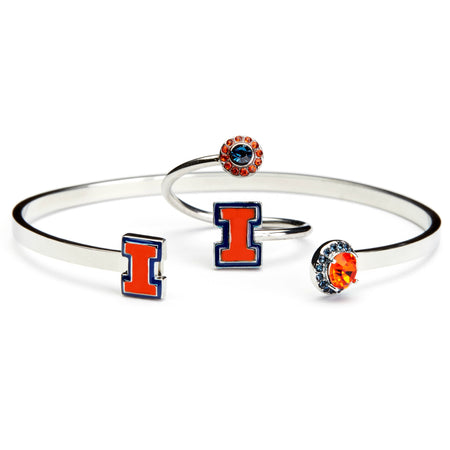 Illinois Fighting Illini Charm Bracelet Jewelry