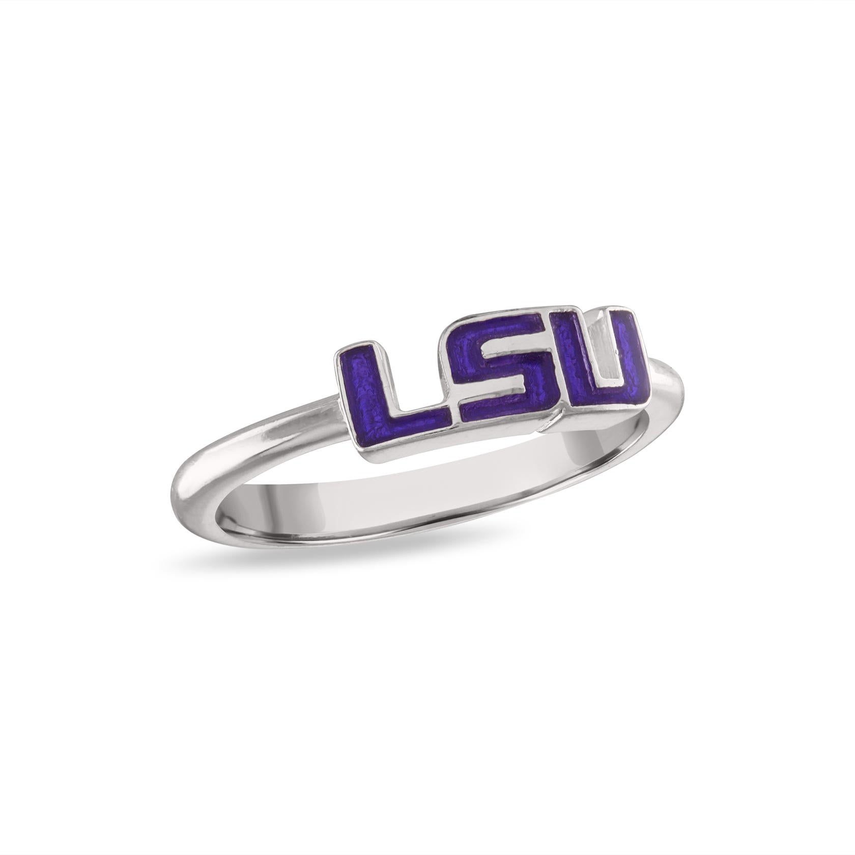 Lsu Grad Rings LSU Silver Class Ring – Stone Armory